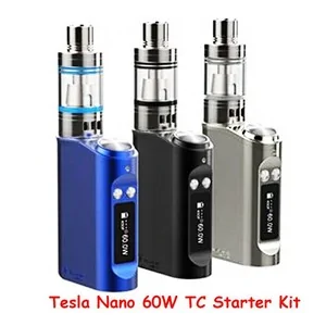 Tesla Nano 60w tc starter kit (shadow tank) BLACK