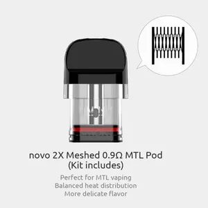 Smok Novo 2X Meshed 0.9 ohm mtl pod