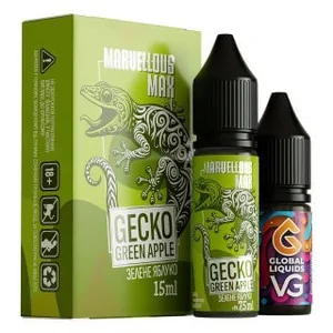 Набiр Marvellous Max Gecko Green Apple 15 ml