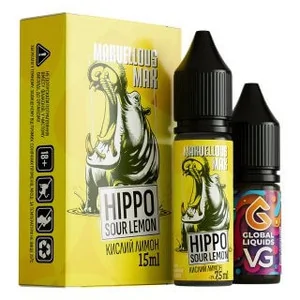 Набiр Marvellous Max Hippo Sour Lemon 15 ml