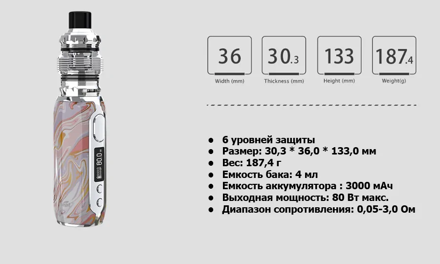 Eleaf iStick Rim with MELO 5