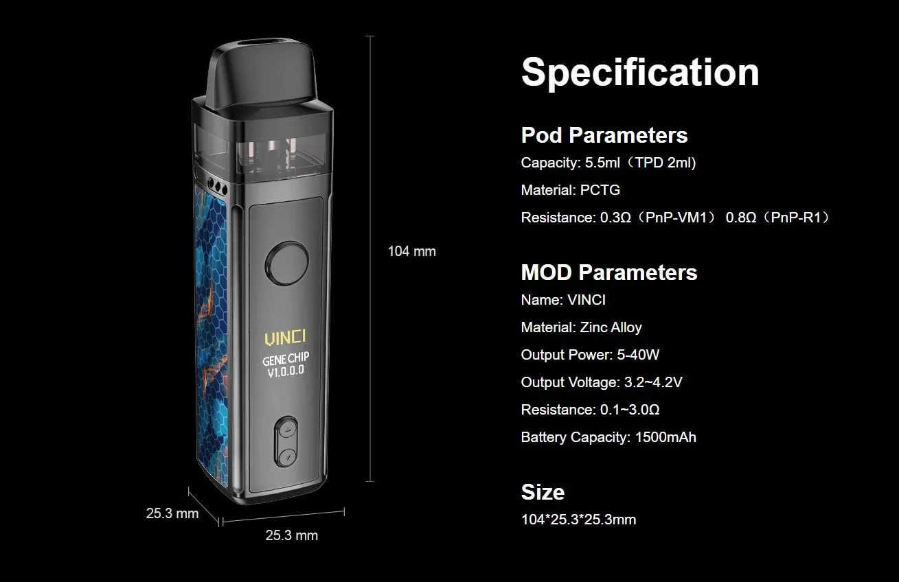 VOOPOO VINCI Mod Pod