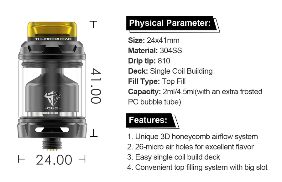 THC Tauren One RTA