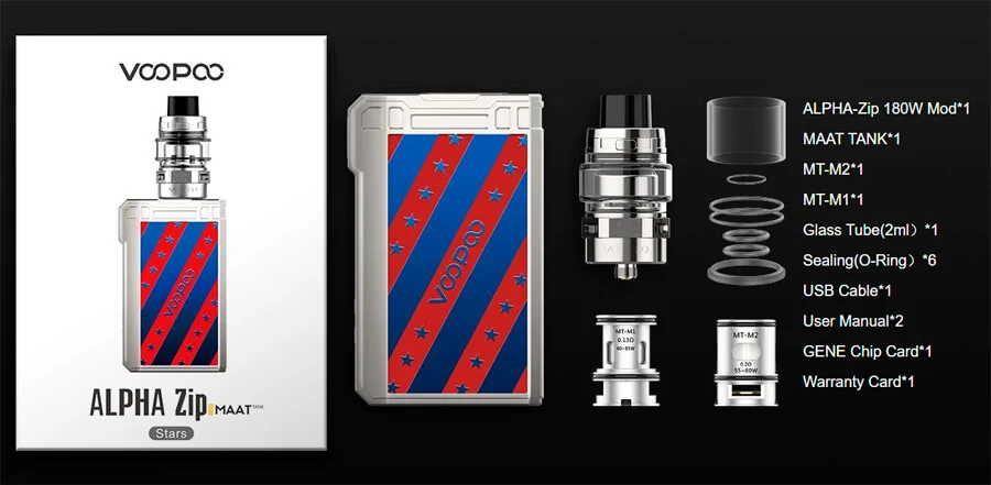 Voopoo ALPHA Zip 180W TC Kit
