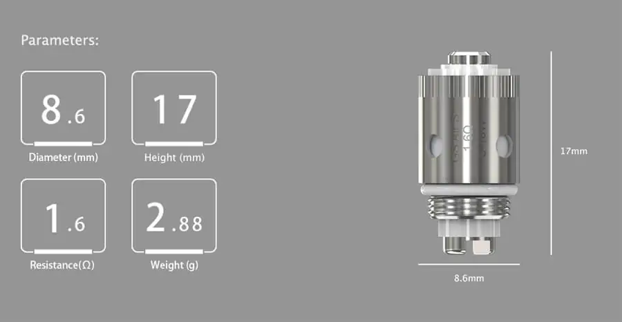 Eleaf GS Air S 1.6 Ом