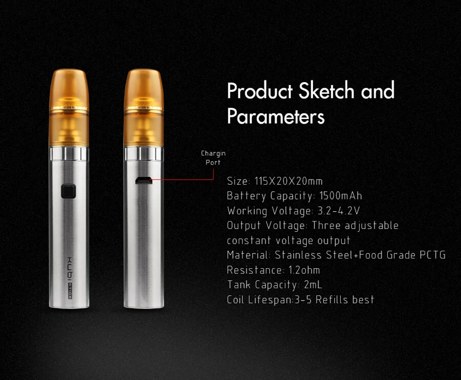 Hotcig Kubi Stick Pen Starter Kit