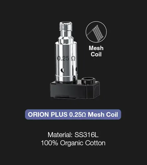 Lost Vape Orion Plus Mesh Coil 0.25 ohm