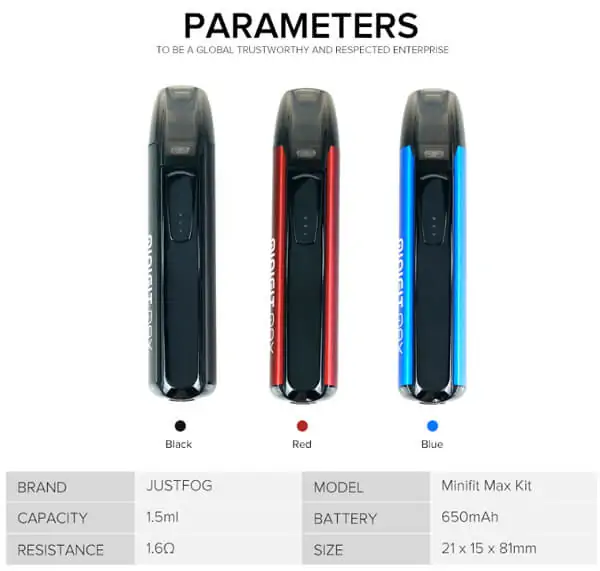 Justfog Minifit Max Starter Kit