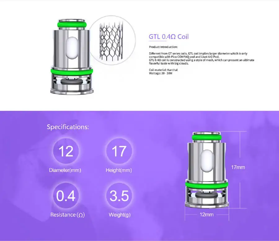 Eleaf GTL 0,4 ohm
