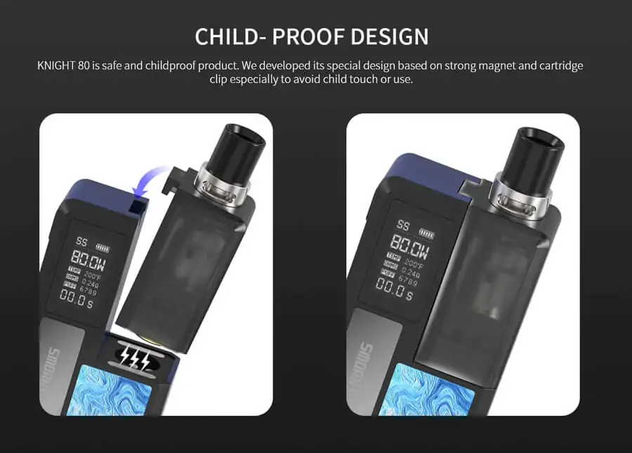 Smoant Knight 80W RBA Pod Kit