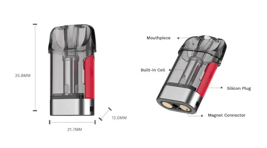 Vaporesso XTRA Pod Cartridge Meshed Unipod 0.8 Ом