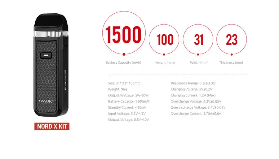 Smok Nord X Pod kit