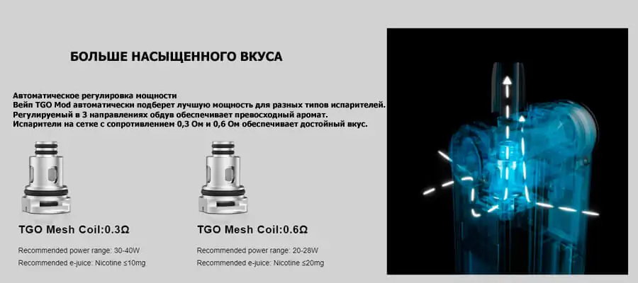 Vapefly TGO 70W Pod Mod Kit
