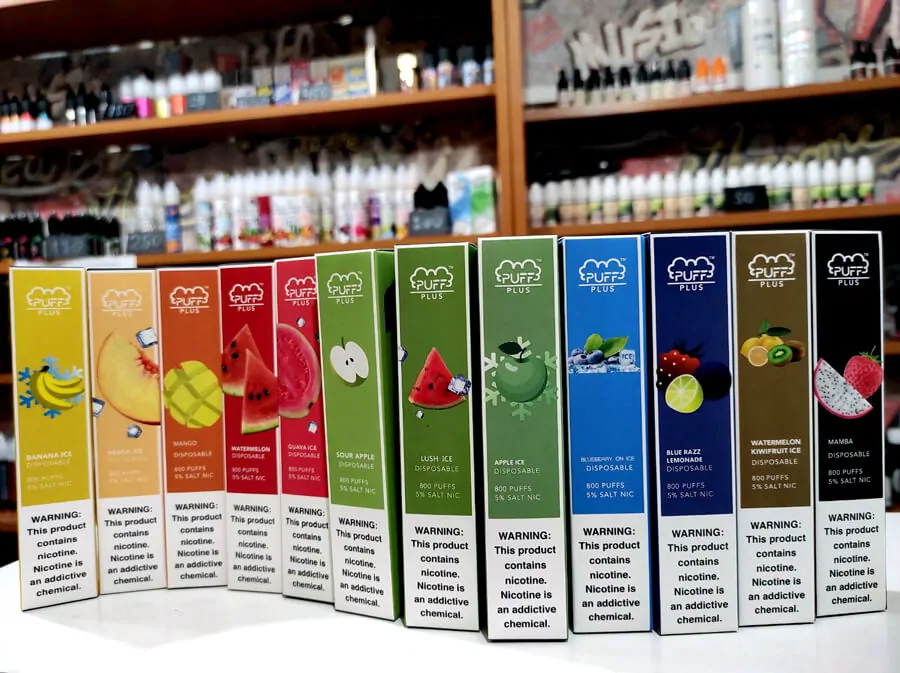 Одноразовая электронная сигарета Puff Bar Plus Disposable Pod Device 50 мг