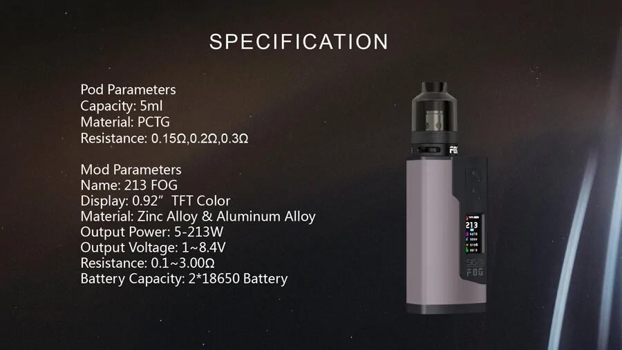 Sigelei 213 FOG Kit