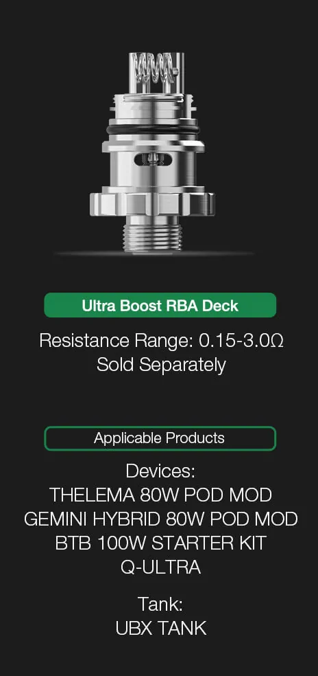 Lost Vape Ultra Boost RBA