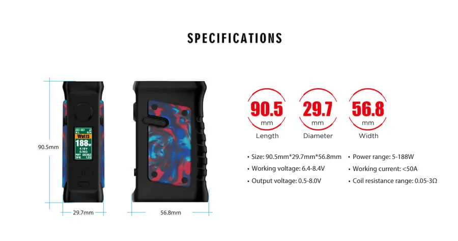 Vandy Vape Jackaroo Dual 188W TC