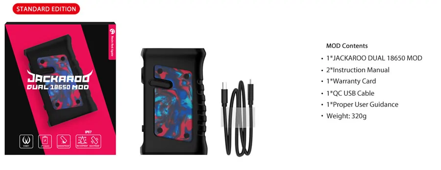 Vandy Vape Jackaroo Dual 188W TC