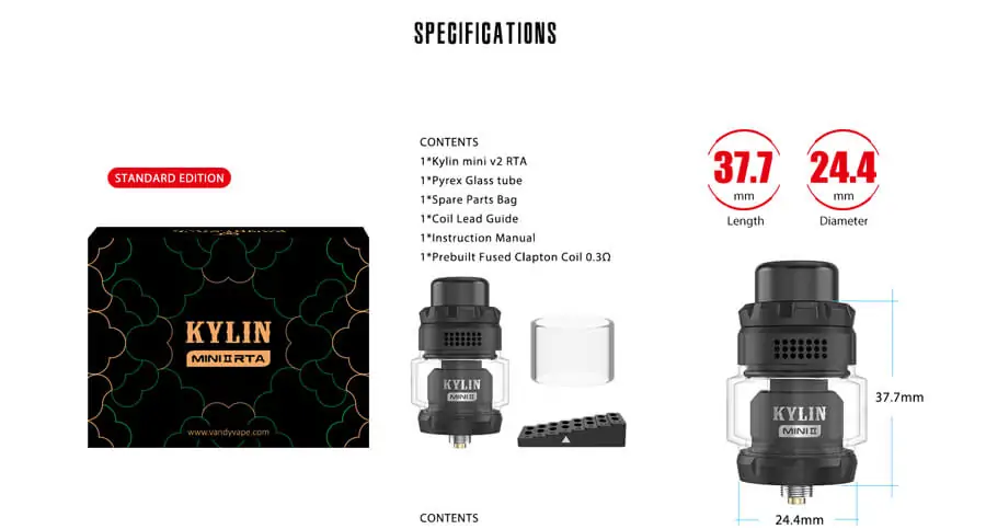 Vandy Vape Kylin Mini V2 RTA