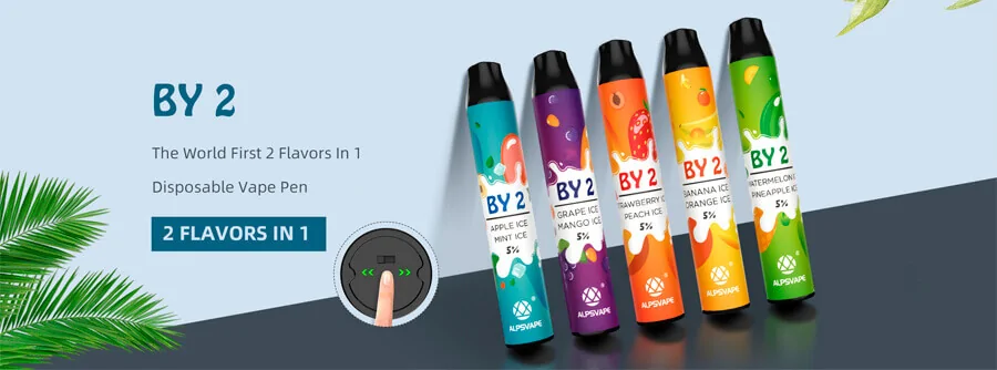 Одноразовая под Alpsvape BY2 2000 Puffs (2 вкуса в 1) 5%