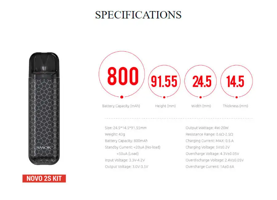 Smok NOVO 2S Pod Kit