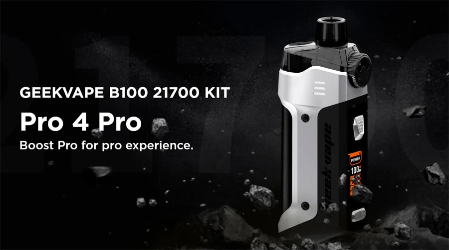 GeekVape B100 (Aegis Boost Pro Max) 21700 Pod Mod Kit 100W