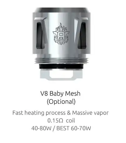 Smok V8 baby mesh coil