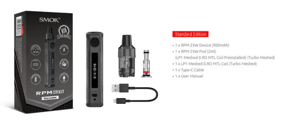 Smok RPM 25W kit