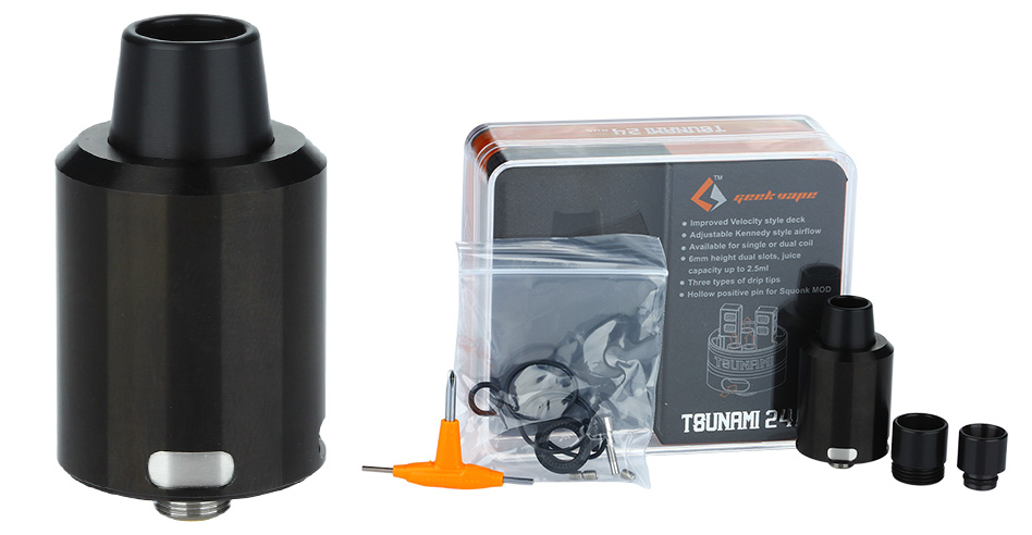 GEEKVAPE TSUNAMI 24 RDA BLACK