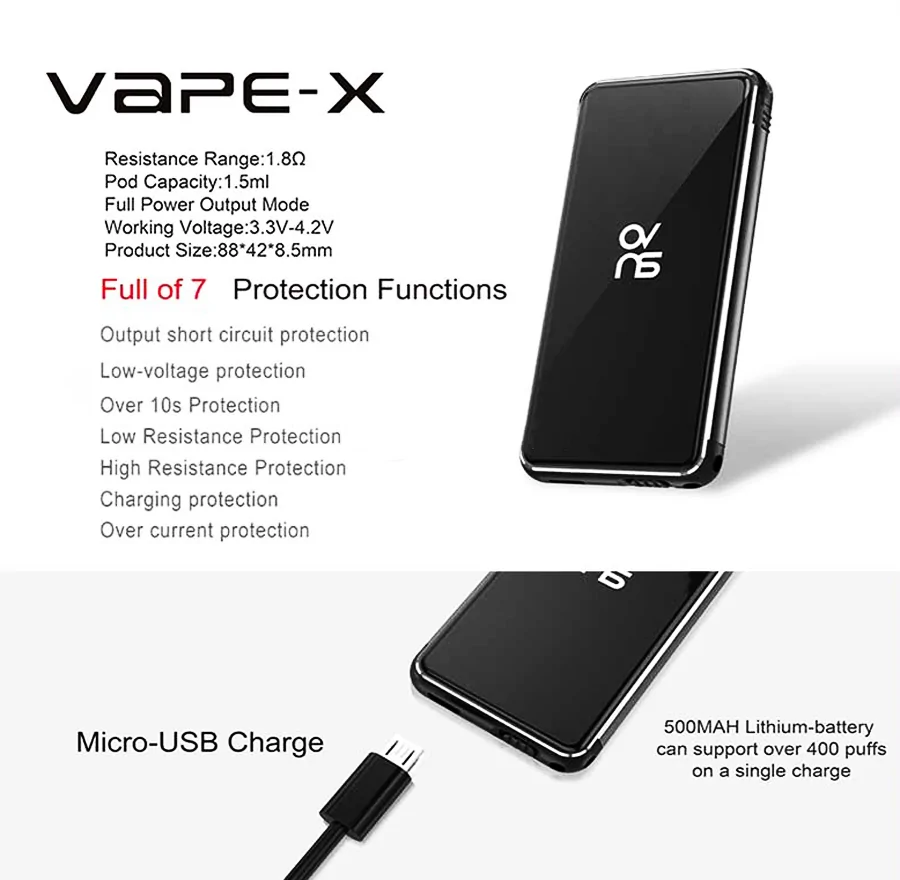 Ovns Vape-X Pod Kit
