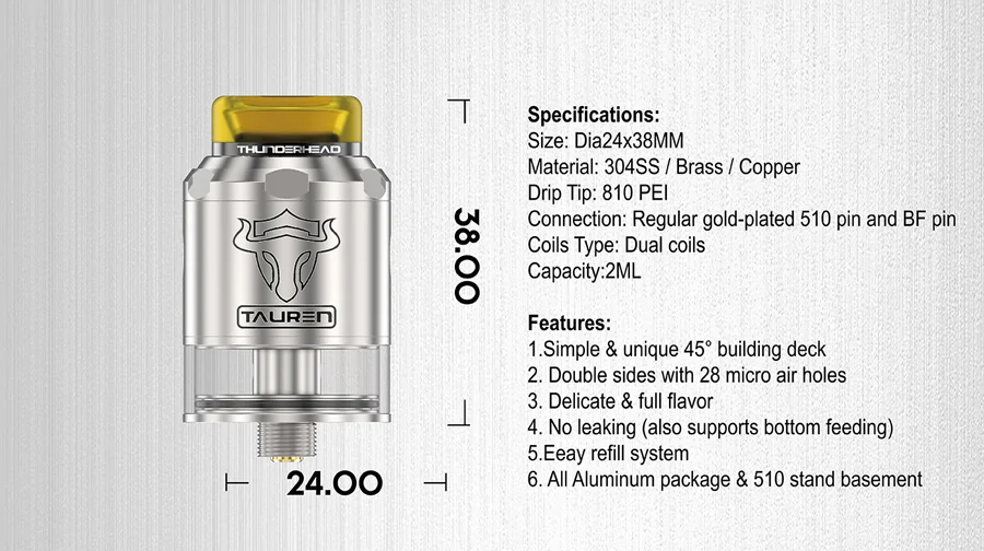 THC Tauren BF RDTA