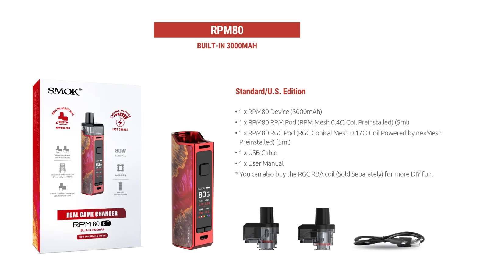 SMOK RPM80 KIT