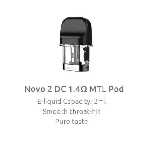 Smok Novo 2 DC 1.4ohm MTL Pod