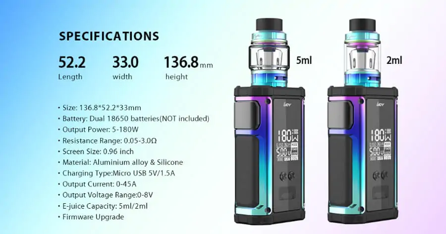 IJOY Captain 2 180W TC Box Mod