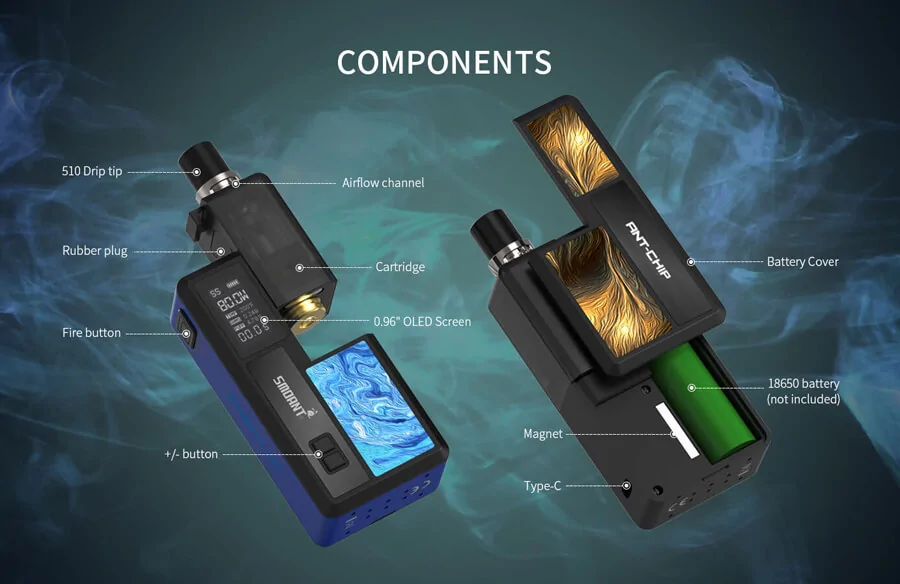 Smoant Knight 80W RBA Pod Kit