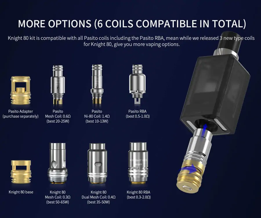 Smoant Knight 80W RBA Pod Kit