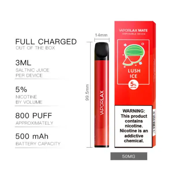 Vaporlax Mate Disposable Pod Device