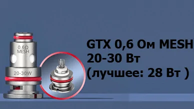 Vaporesso GTX 0.6 Ом Mesh Coil