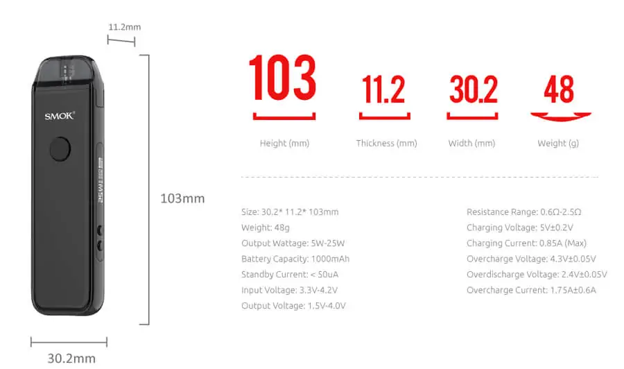 SMOK ACRO Pod Kit 1000mAh