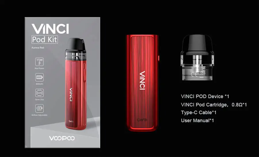 Voopoo Vinci Pod Kit 800 мАг