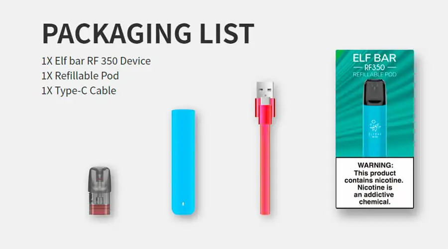 POD система Elf Bar RF350