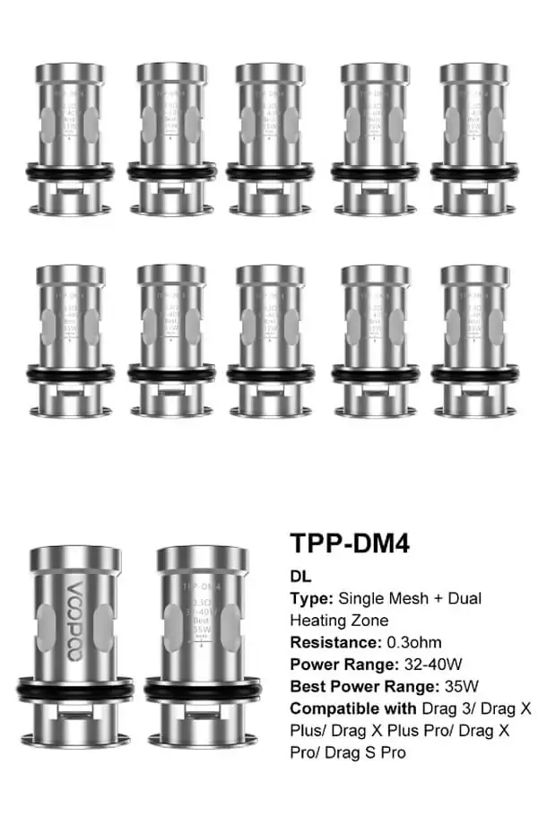 VOOPOO TPP DM4 0.15ohm Mesh coil