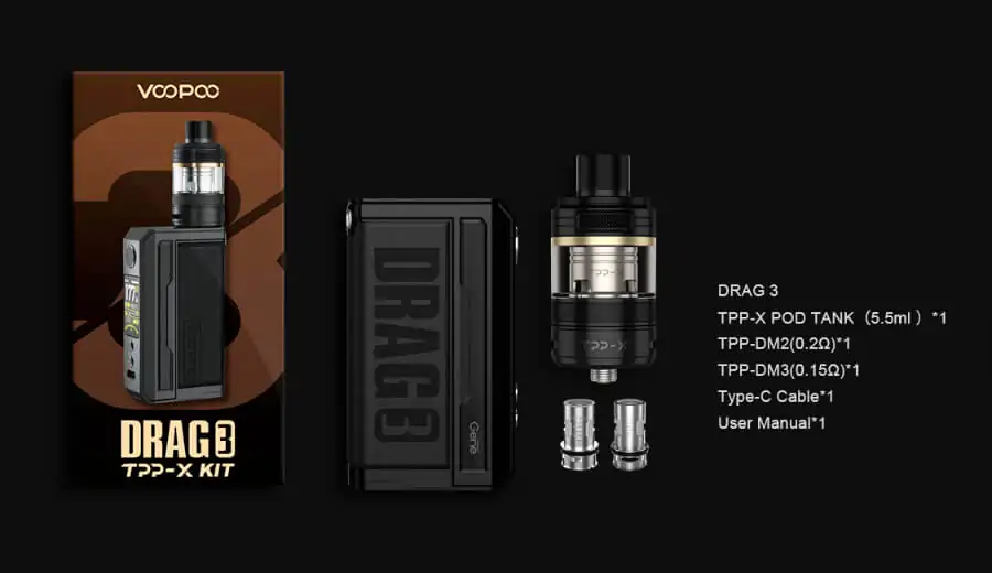 VooPoo DRAG 3 TPP X Kit