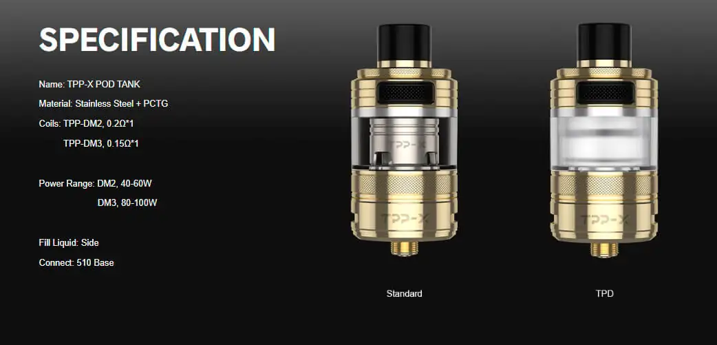 VOOPOO TPP X POD TANK