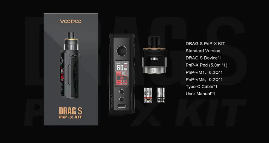 VooPoo DRAG S PnP-X KIT