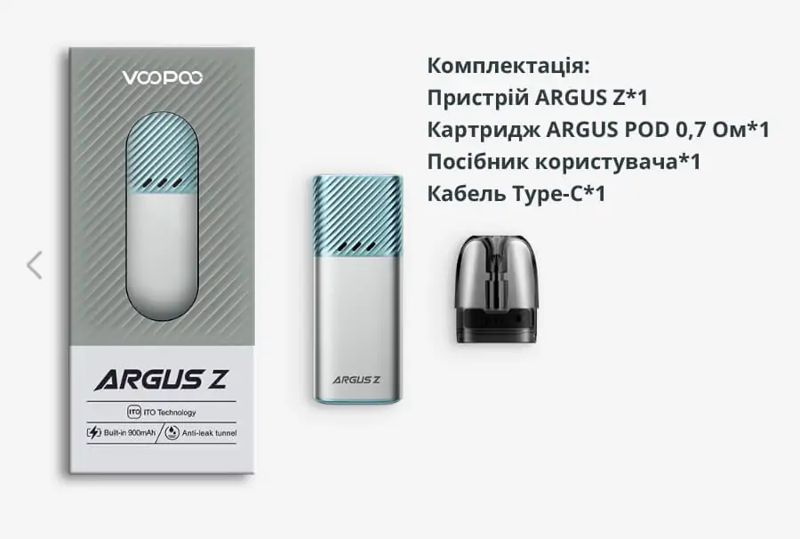 Voopoo ARGUS Z POD kit